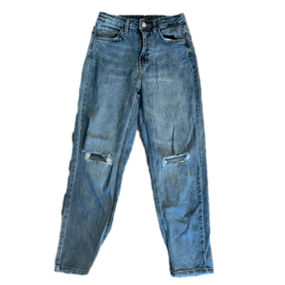 Wild Fable Distressed Highest Rise Mom Jean Size 6